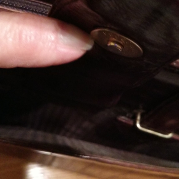 Copy HB VINTAGE 1980s EEL SKIN Slim Attache Messenger Bag COPY - Picture 9 of 12